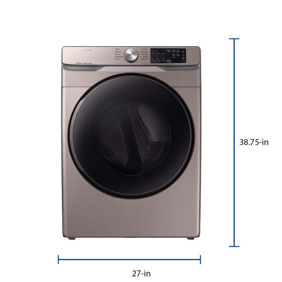 Samsung 7.5-cu ft Stackable Steam Cycle Electric Dryer (White) - Super Arbor