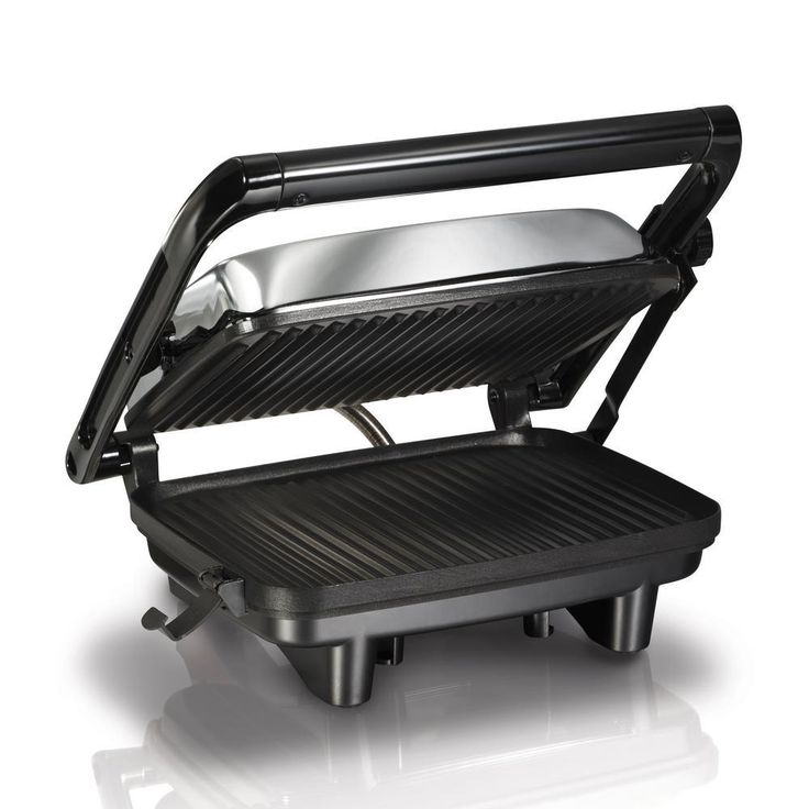 1400 W Chrome Non-Stick Panini Press