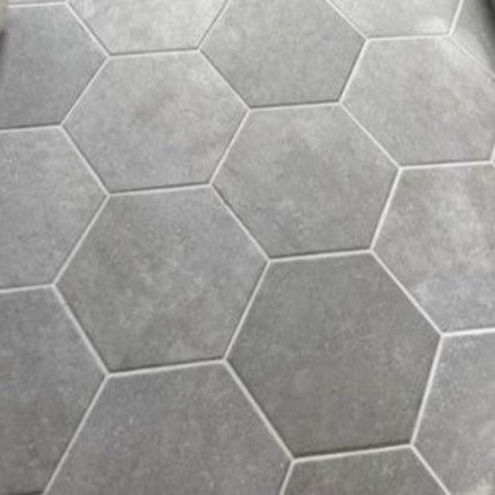 Sanskrit Black Hex 8.86 in. x 10.20 in. Matte Porcelain Floor and Wall Tile (9.47 sq. ft./Case)