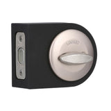 663 Single-Sided Deadbolt in Satin Nickel with Microban Antimicrobial Technology - Super Arbor