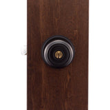 Colonial Black Entry Door Knob - Super Arbor