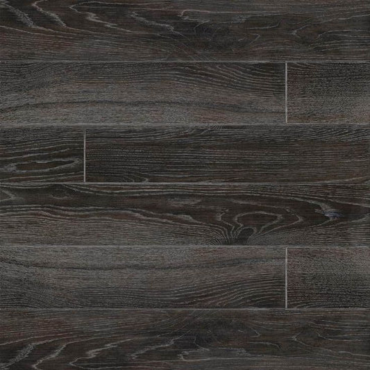 Benson Nero 6 in. x 36 in. Matte Porcelain Floor and Wall Tile (13.5 sq. ft./Case)