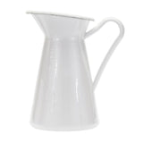 3 qt. White Enamelware Pitcher