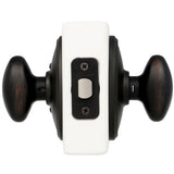 Siena Aged Bronze Passage Hall/Closet Door Knob with Wakefield Trim - Super Arbor