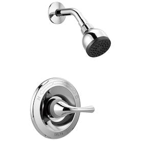 Delta Foundations Chrome 1-Handle Shower Faucet with Valve
