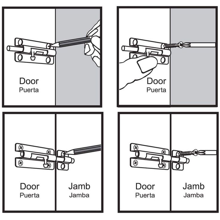 3-5/8 in. Stainless Steel Barrel Bolt