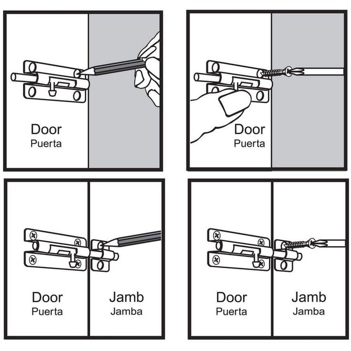 Everbilt 3 in. Satin Brass Barrel Bolt