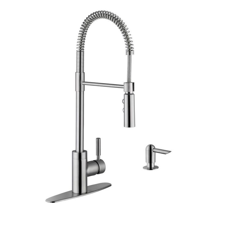 All-in-One Undermount 18-Gauge Stainless Steel 24 in. 0-Hole Single Bowl Bar Sink with Pull Down Faucet