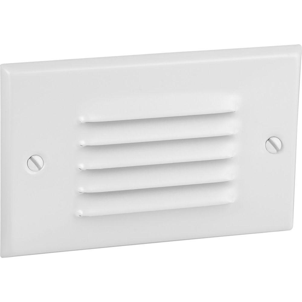 1-Light White LED Step Light/Wall Light - Super Arbor
