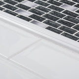Jeffrey Court Fresh White 3 in. x 6 in. Glossy Beveled Ceramic Wall Tile (11 sq. ft. / case)