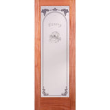 30 in. x 80 in. Pantry Smooth 1 Lite Primed MDF Interior Door Slab - Super Arbor