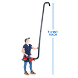 Toro Universal Gutter Cleaning Kit with 11 ft. Reach for Handheld Leaf Blowers Includes Shoulder Strap - Super Arbor