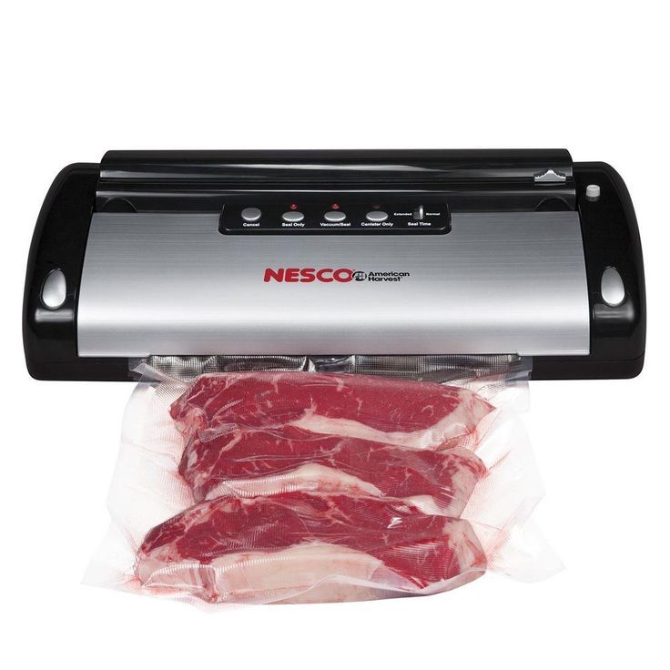Black Food Vacuum Sealer with Bag Cutter