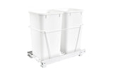 Rev-A-Shelf 20-Quart Plastic Soft Close Pull Out Trash Can