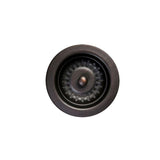 All-in-One Dual Mount Copper 15 in. Square Bar/Prep Sink with Faucet and 3.5 in. Strainer Drain in Oil Rubbed Bronze