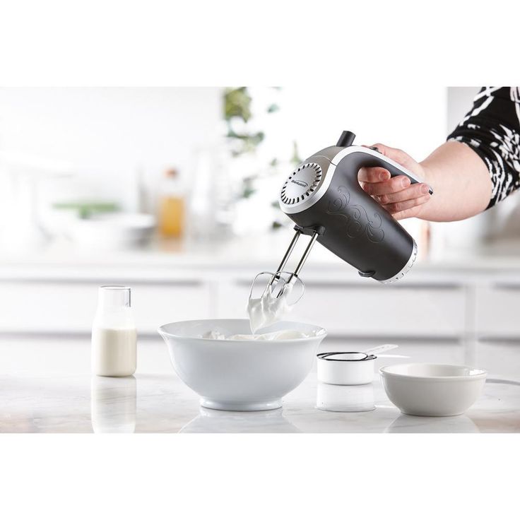 5-Speed Black Hand Mixer