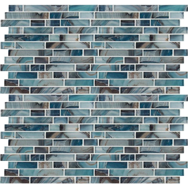 MSI Night Sky Interlocking 11.81 in. x 11.81 in. x 8mm Glass Mesh-Mounted Mosaic Tile (9.7 sq. ft. / case)