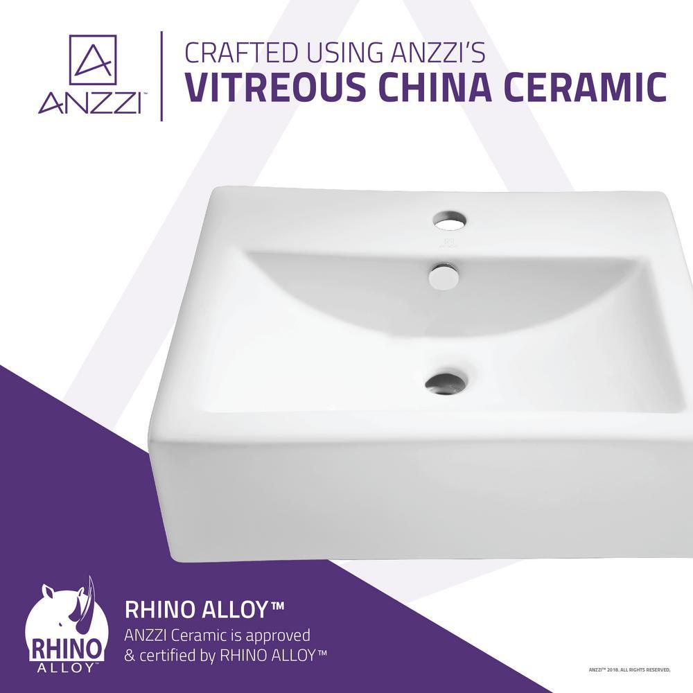 Vitruvius Series Ceramic Vessel Sink in White - Super Arbor