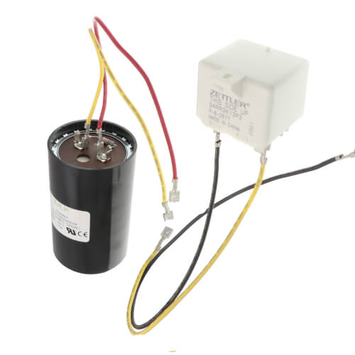 Lennox 88M91 capacitor - front view (Product Type: Hardstart)