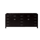Caroline Parkway 72 in. W Bath Vanity Cabinet Only in Espresso - Super Arbor