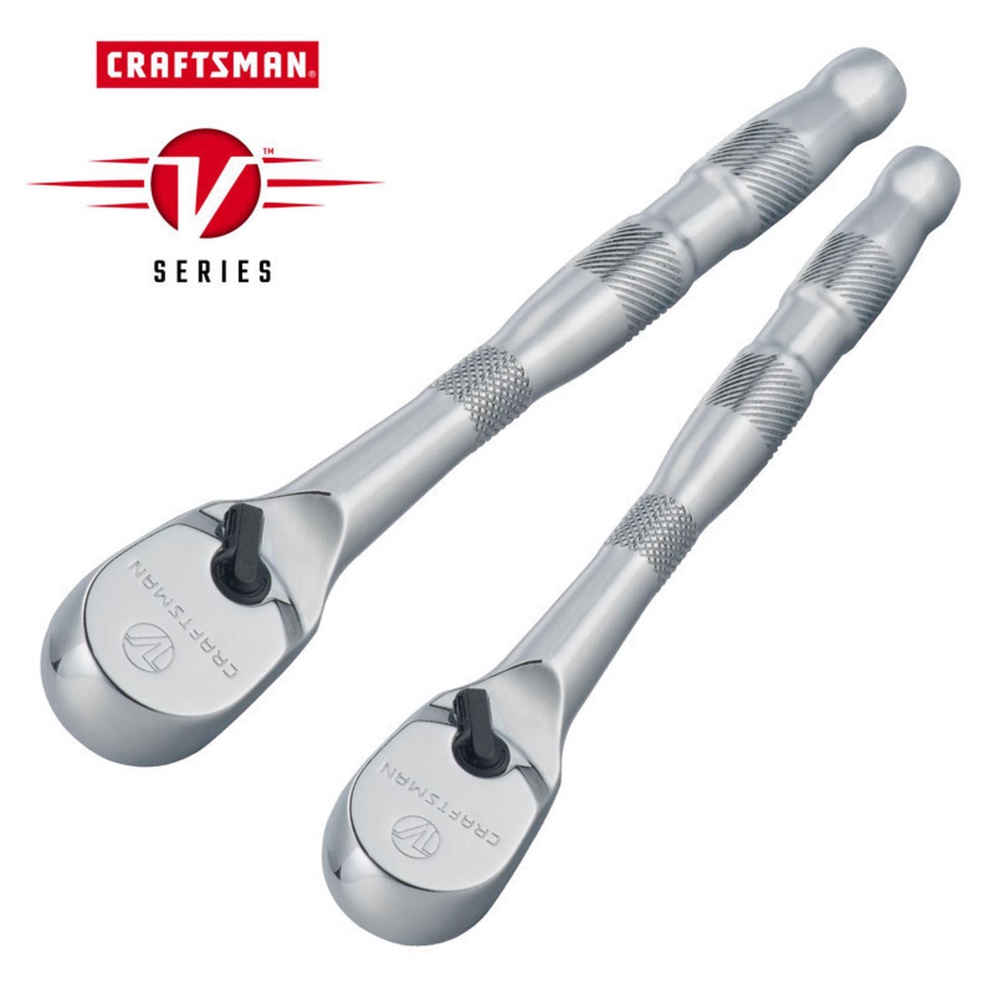 Craftsman V-Series 3/8 and 1/2 in. Drive Ratchet Set, 96 Teeth