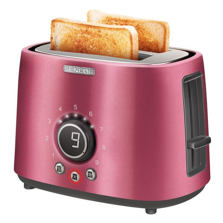 2-Slice Green Long Slot Toaster with Rack