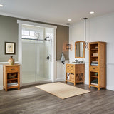 Avondale 24 in. Vanity Cabinet Only in Weathered Pine - Super Arbor