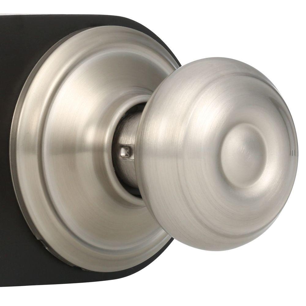 Georgian Satin Nickel Passage Hall/Closet Door Knob - Super Arbor