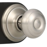 Georgian Satin Nickel Passage Hall/Closet Door Knob - Super Arbor