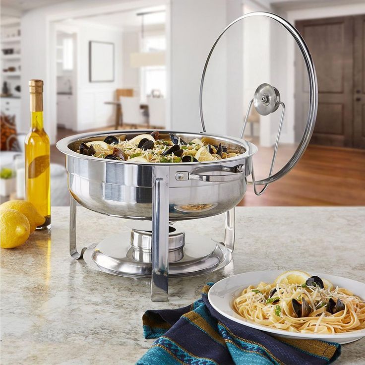 Sangerfield 4.5 Qt. 6-Piece Stainless Steel Chafing Dish Set
