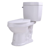 60 in. Walk-In Whirlpool Bathtub in White with 1.6 GPF Single Flush Toilet - Super Arbor