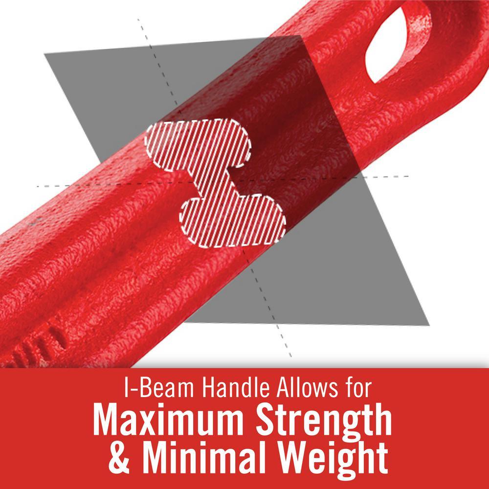 24 in. Heavy-Duty Straight Pipe Wrench - Super Arbor