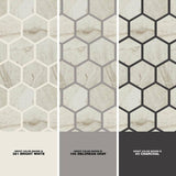 Vigo Gris Hexagon 12 in. x 12 in. Matte Ceramic Floor and Wall Tile (8 sq. ft./Case)