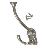 4-1/2 in. x 2-1/2 in. Oil Rubbed Bronze Large Robe/Coat/Hat Tri-Hooks (10-Pack) - Super Arbor