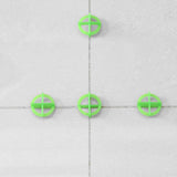 100- 400Pcs 1.5/2/3mm Plastic Clips Cross Tile Leveling, Tile Spacers Leveler Ceramic Wall Floor Leveling System Tool