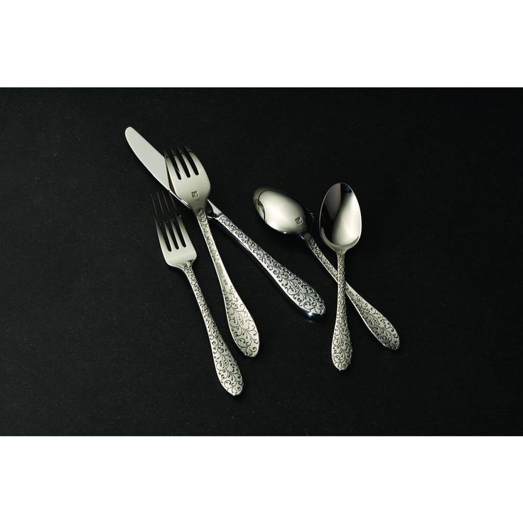 Ivy Flourish 18/10 Stainless Steel Teaspoons (Set of 12)