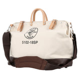 Deluxe Tool Bag, Canvas, 13 Pockets, 18-Inch - Super Arbor