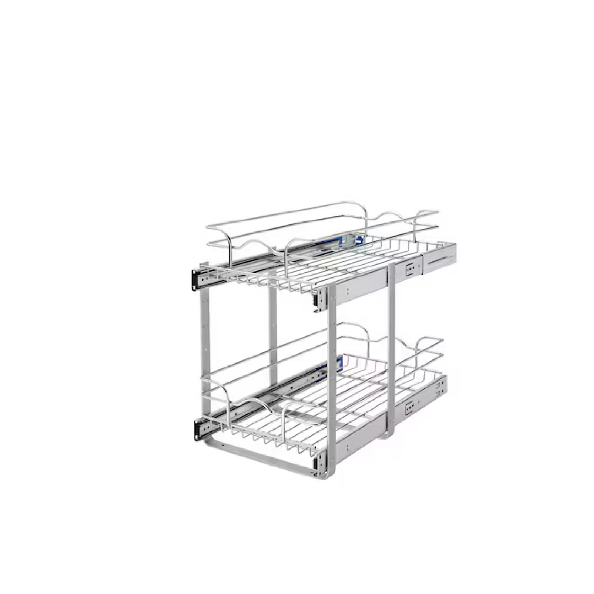 Rev-A-Shelf 11.75-in W x 19-in H 2-Tier Pull Out Metal Soft Close Baskets & Organizers