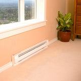 72 in. 1,500-Watt 240-Volt Electric Baseboard Heater in White - Super Arbor