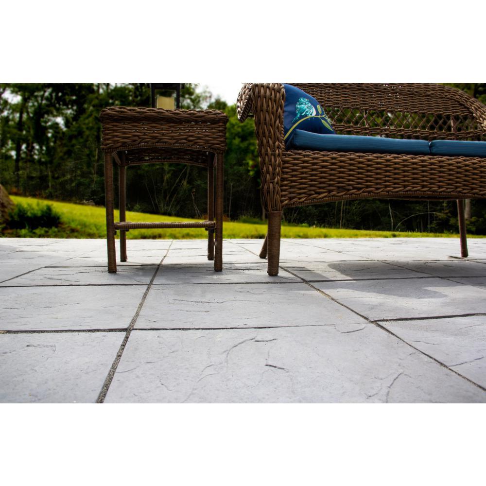 Patio-on-a-Pallet 18 in. x 18 in. Concrete Traditional Gray Yorkstone Paver (64-Pieces) - Super Arbor