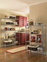 Style Selections 18-in D x 47.7-in W x 72-in H 5-Tier Steel Utility Freestanding Shelving Unit