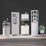 Madison 23.63 in. W x 11.81 in. D x 27.56 in. H 2-Door Floor Cabinet in White - Super Arbor