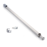 Patio Door Security Bar with Anti-Lift Lock (Black) - Super Arbor