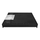 WonderFall Trench 48 in. x 48 in. Single Threshold Shower Base with Right Drain and Tileable Trench Grate - Super Arbor
