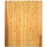 5/8 in. x 5-1/2 in. x 6 ft. Western Red Cedar Dog-Ear Fence Picket - Super Arbor