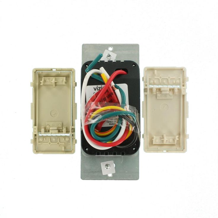 Leviton Vizia RF + 1.5-Amp Scene Capable Quiet Fan Speed Control - White/Ivory/Light Almond