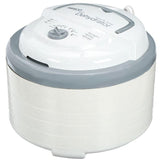 Snackmaster Pro 5-Tray White Food Dehydrator with Temperature Control