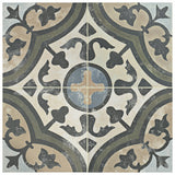 Merola Tile Arte Evoque Carthusian 9-3/4 in. x 9-3/4 in. Porcelain Floor and Wall Tile