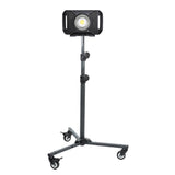Folding Tripod Wheel Stand with Collapsible Legs and Locking Casters for Advanced Lighting Systems Lights - Super Arbor