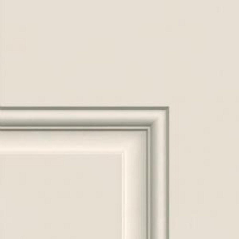 53 in. x 81.75 in. 6-Panel Left-Hand 6-Panel Primed Steel Prehung Front Door with One Sidelite on 6-9/16 in. Frame - Super Arbor